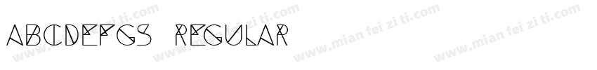 Abcdefgs Regular字体转换
